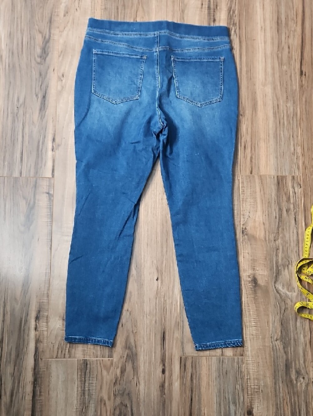 Wonderly Women’s Blue Stretch Denim Easy Pull On Super Skinny 14R - Picture 8 of 9